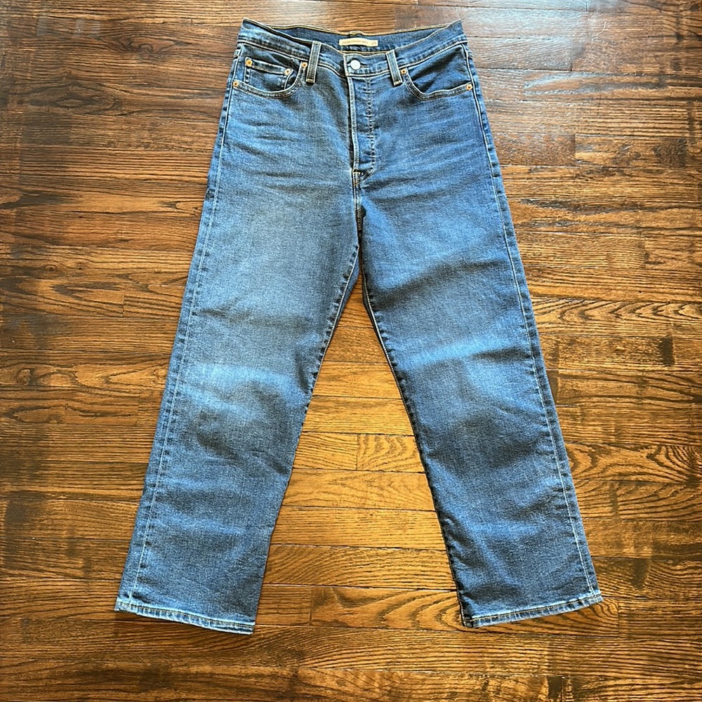 Levi's Women's Ribcage Straight Ankle Jeans Size 29 x 27 - Picture 6 of 8